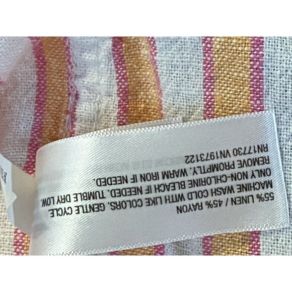 Universal Thread Goods Co. Womens Size S Relaxed Fit Blouse Striped - Picture 6 of 10